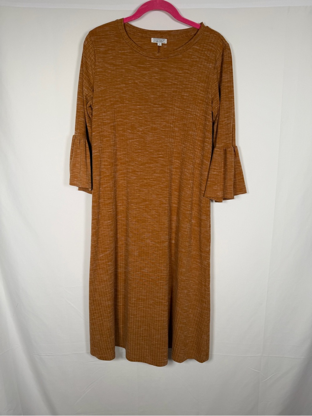 Sweet Salt Lagen Everyday Ruffle-Sleeve Midi‎ Dress